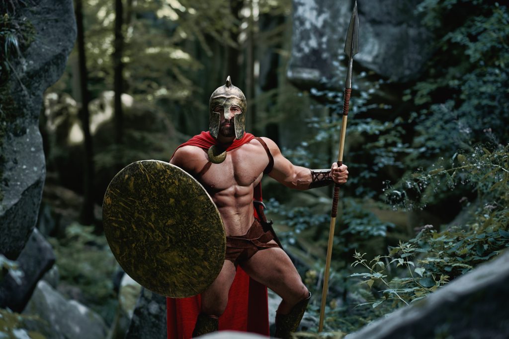fit spartan warrior