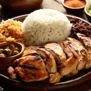 Chicken and rice meal