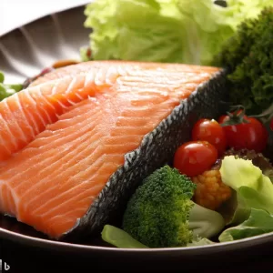 Wild Salmon and Fresh Vegetable